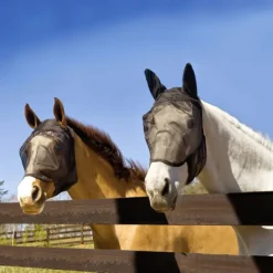 Absorbine Masques Anti-Mouches^UltraShield Fly Mask - avec et sans Oreilles - Masque Anti-Insectes