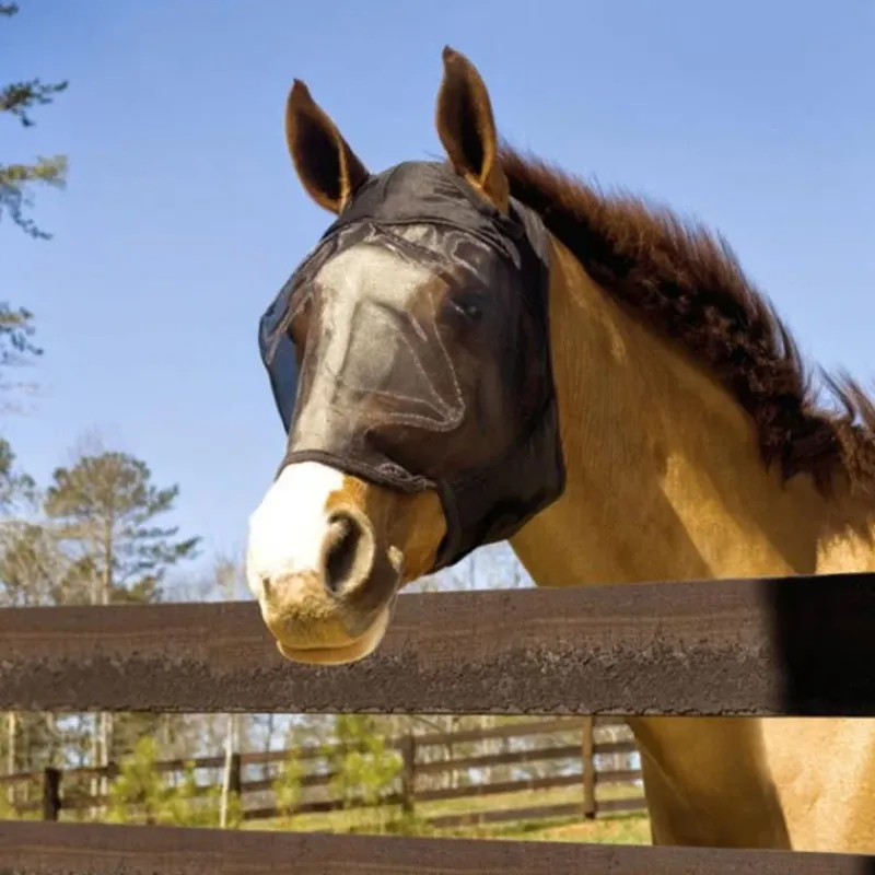 Absorbine Masques Anti-Mouches^UltraShield Fly Mask - avec et sans Oreilles - Masque Anti-Insectes