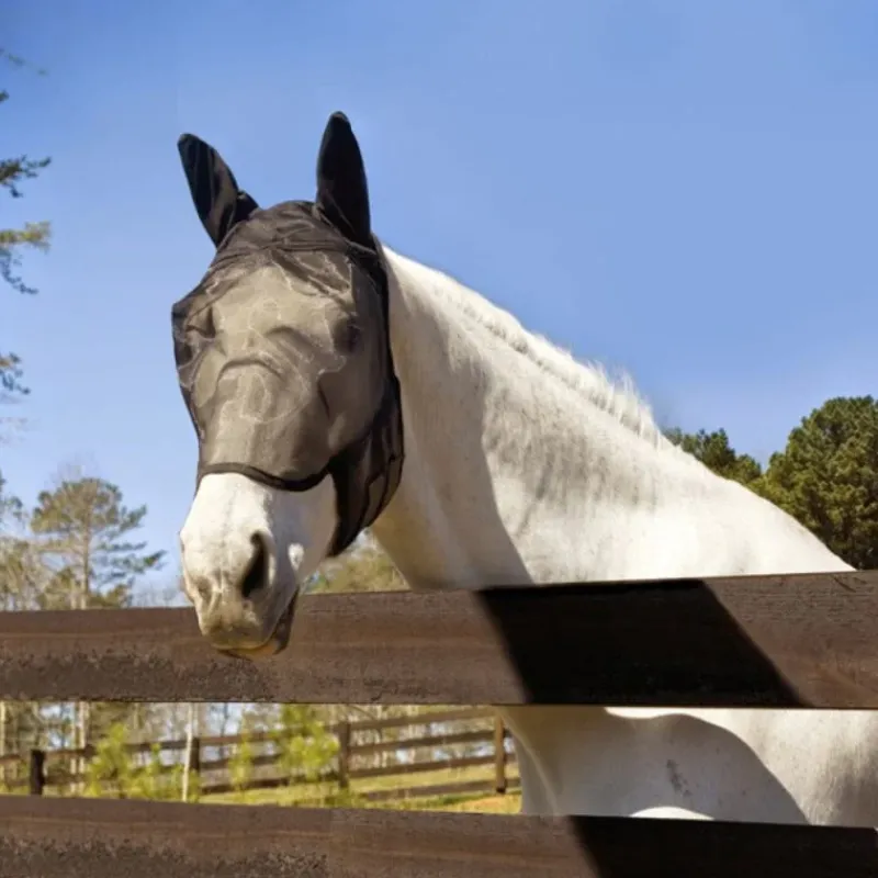 Absorbine Masques Anti-Mouches^UltraShield Fly Mask - avec et sans Oreilles - Masque Anti-Insectes