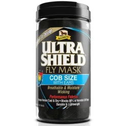 Absorbine Masques Anti-Mouches^UltraShield Fly Mask - avec et sans Oreilles - Masque Anti-Insectes