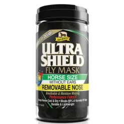 Absorbine Masques Anti-Mouches^UltraShield Fly Mask - avec Protège-Nez Amovible - Masque Anti-Insecte