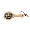 Borstiq Farm Brosses, Gants Et Éponges^Borstiq Brosse à Crins Ronde Bois de Hêtre