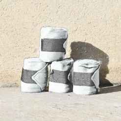 Cheval Energy - Les Equipements Bandes, Cotons^Cheval Energy Bande de Repos (set de 4) - Blanc