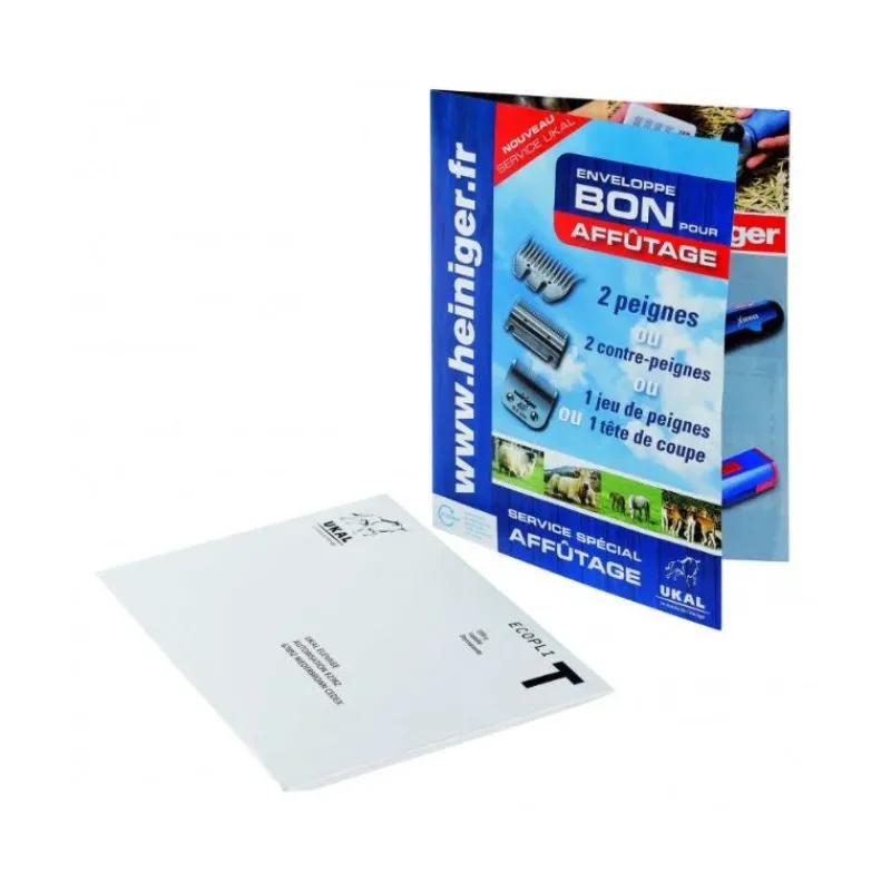 EKKIA Accessoires^Enveloppe bon pour affûtage tondeuse