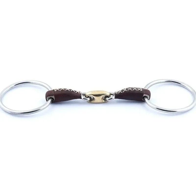 Jump'In Autres Types D’Embouchures|Mors Caoutchouc, Mors Cuir^Mors en Cuir Double Brisure