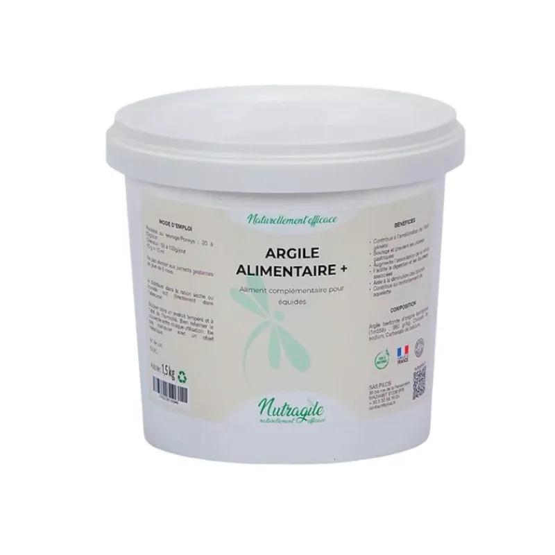 Nutragile Ulcères, Acidité Gastrique^Argile Alimentaire+ Cheval 1.5kg et 5kg