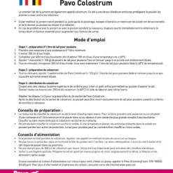 Pavo Colostrum Poulain^Colostrum/Biest
