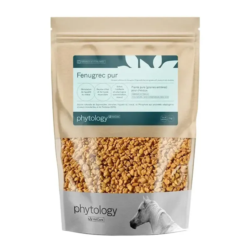 Phytology VetCare Phytology Vetcare|Fenugrec^Fénugrec pur Prise de Masse Cheval
