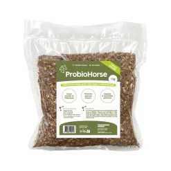 ProbioHorse Reprise D'Etat|Coliques, Diarrhées^- Pré et Probiotiques Cheval, Marc de Pomme fermenté, Orge germée et Pulpe de Betterave